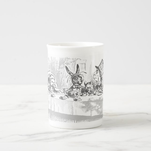 Vintage Alice im Wunderland Tee Party Tasse (Vorderseite)