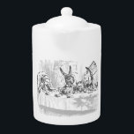 Vintage Alice im Wunderland Tee Party Themenwelt T<br><div class="desc">Dieses Design ist in der Alice im Wunderland Tea Party Collection enthalten. In diesem Tee-Party-Teekessel werden Vintage Alice im Wunderland-Themes vorgestellt. Weitere thematische Produkte finden Sie in unseren anderen Artikeln. Jedes Thema hat eine Reihe von stilvollen Gegenständen mit einem bestimmten Look.</div>