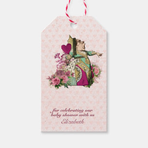 Vintage-Alice-im-Wunderland-Teeparty-individuelle- Geschenkanhänger