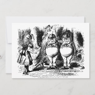 Vintage Alice im Wunderland, Tweedledum Tweedledee