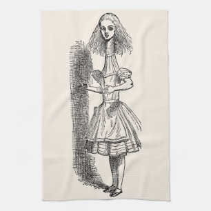 Vintage Alice im Wunderland von Tenniel Geschirrtuch