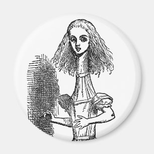 Vintage Alice im Wunderland von Tenniel Magnet
