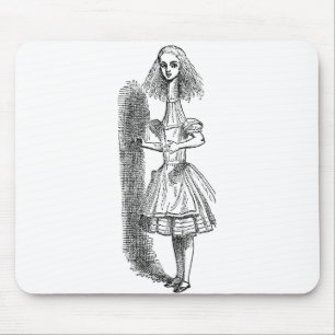 Vintage Alice im Wunderland von Tenniel Mousepad