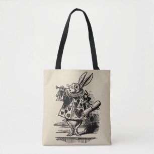 Vintage Alice im Wunderland Weißer Hase als Herold