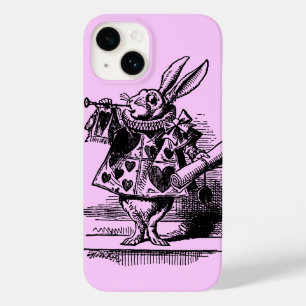 Vintage Alice im Wunderland Weißes Kaninchen als H Case-Mate iPhone Hülle
