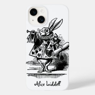 Vintage Alice im Wunderland Weißes Kaninchen als H Case-Mate iPhone 14 Hülle