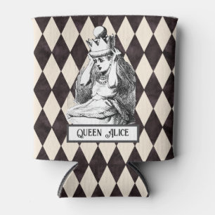 Vintage Alice mit Crown Harlequin Dosenkühler