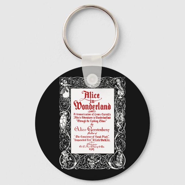 Vintage Alice Schlüsselanhänger (Vorderseite)
