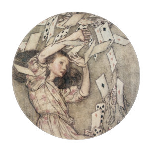 Vintage Alices Abenteuer im Wunderland von Rackham Schneidebrett