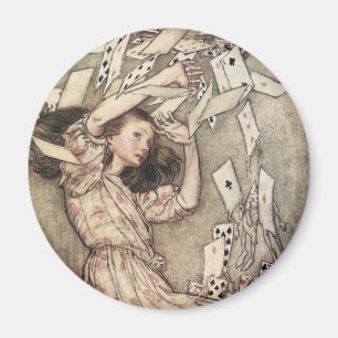 Vintage Alices Abenteuer in Wonderland von Rackham Magnet