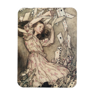 Vintage-Alices Abenteuer in Wonderland von Rackham Magnet