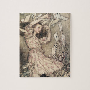 Vintage Alices Adventures in Wunderland von Rackha Puzzle