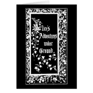 Vintage Alice's Adventures Untergrund