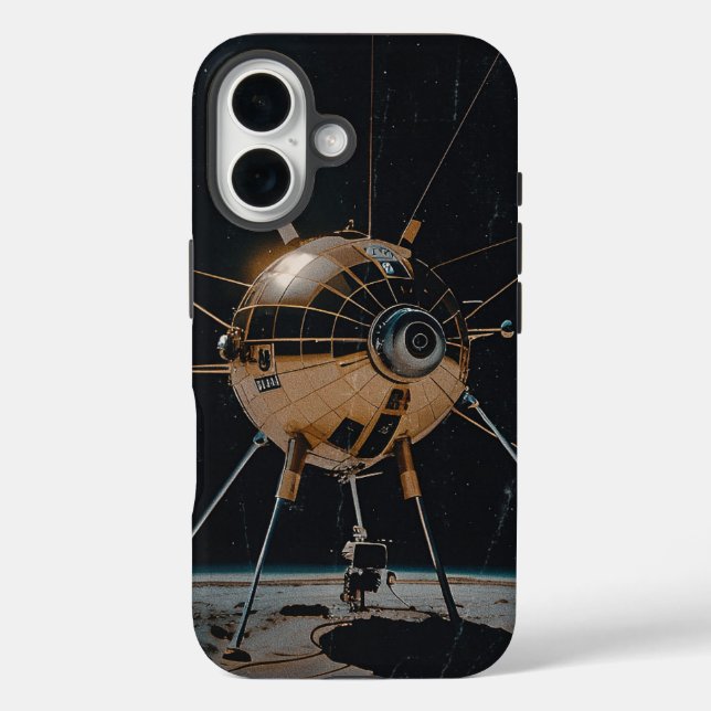 Vintage Alien Case-Mate iPhone Hülle (Rückseite)