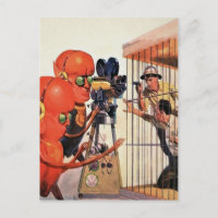 Vintage Alien Zoo SciFi Design