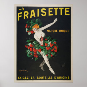 Vintage-Alkohol-Werbeplakat Poster