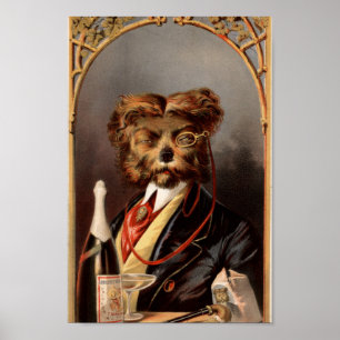 Vintage Alkoholwerbung Poster