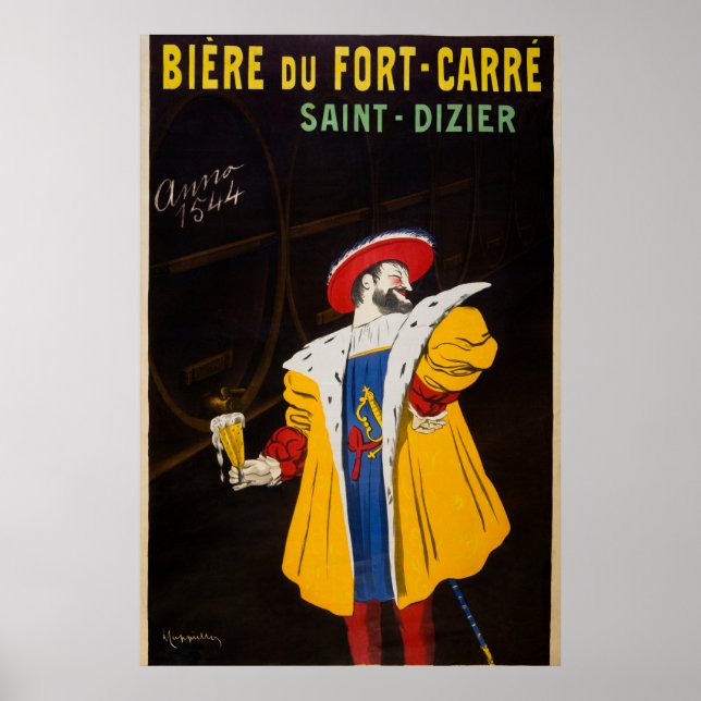 Vintage Alkoholwerbung Poster (Vorne)