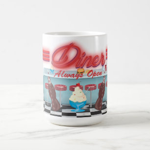 Vintage All American Diner Kaffeetasse