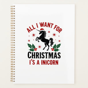 Vintage Alles, was ich zu Weihnachten will, ist ei Planer