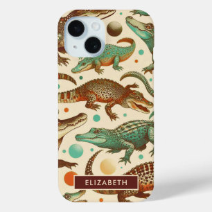Vintage-Alligator-Nahtlos Case-Mate iPhone Hülle