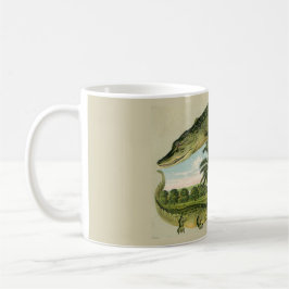 Vintage Alligator Palm Tasse
