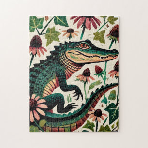 Vintage Alligator Puzzle