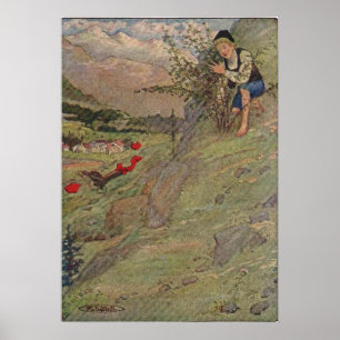 Vintage Alpenklassik Poster