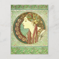 Vintage Alphonse Mucha Laurel Gallery