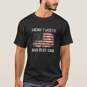 Vintage alte amerikanische Flagge Gemein Tweete un T-Shirt