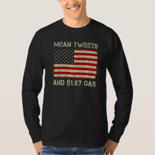 Vintage alte amerikanische Flagge Gemein Tweete un T-Shirt