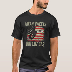 Vintage alte amerikanische Flagge Gemein Tweete un T-Shirt