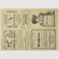 Vintage Alte Anzeigen Alte Zeitung