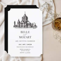 Vintage Alte Kirchenhochzeit