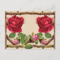 Vintage alte Rose rustikal Viktorianisch Antique