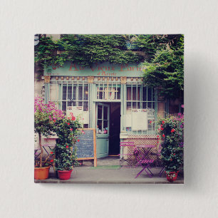 Vintage alte Stadt Paris Button