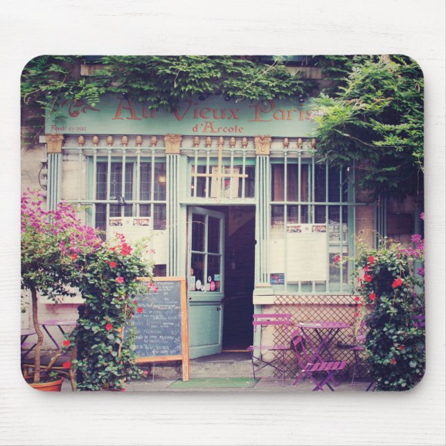 Vintage alte Stadt Paris Mousepad (Vorne)