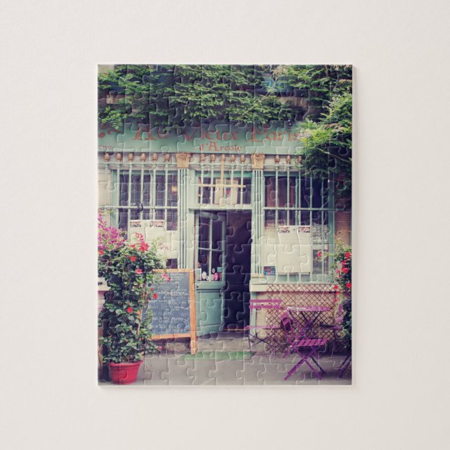 Vintage alte Stadt Paris Puzzle (Vertikal)