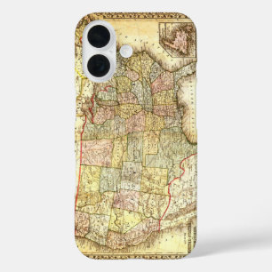 Vintage alte Vereinigten Staaten USA allgemeine Ka iPhone 16 Hülle
