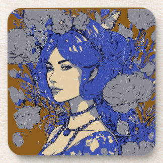 Vintage Alte Welt Getränkeuntersetzer