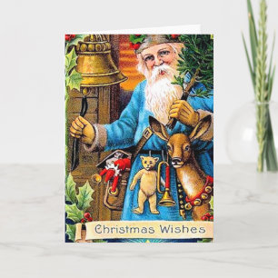 Vintage alte Welt Weihnachtsfeiertag Feiertagskarte