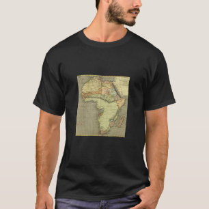 Vintage Alte Weltkarte Afrika T-Shirt
