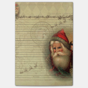 Vintage alte Weltsankt-Post-Itanmerkungen Post-it Klebezettel