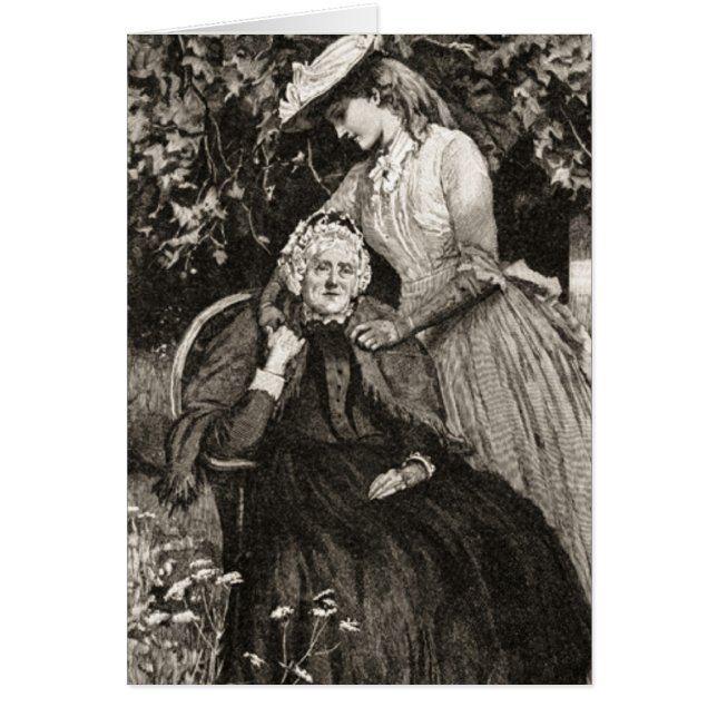 Vintage ältere Mutter und Tochter (Vorne)