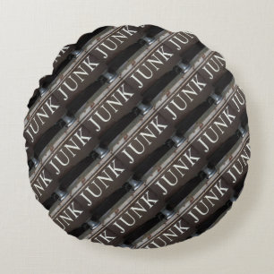 Vintage Altfahrzeuge - Zeichen Rundes Kissen