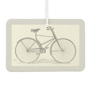Vintage, altmodische Fahrrad-Beschreibung Autolufterfrischer