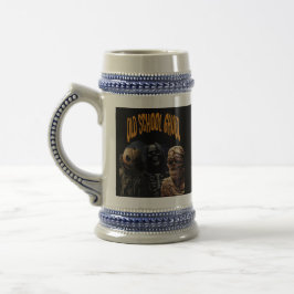 Vintage Altschule Ghoul Halloween Bierglas