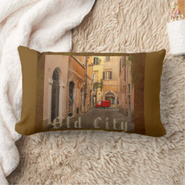 Vintage, Altstadt, Oldtimer, Antik-Stil Lendenkissen