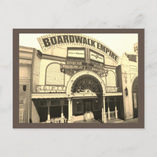 VINTAGE AM BOARDWALK IN ATLANTIC CITY NJ POSTKARTE