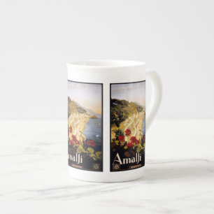 Vintage Amalfi Italien Reise Tassen